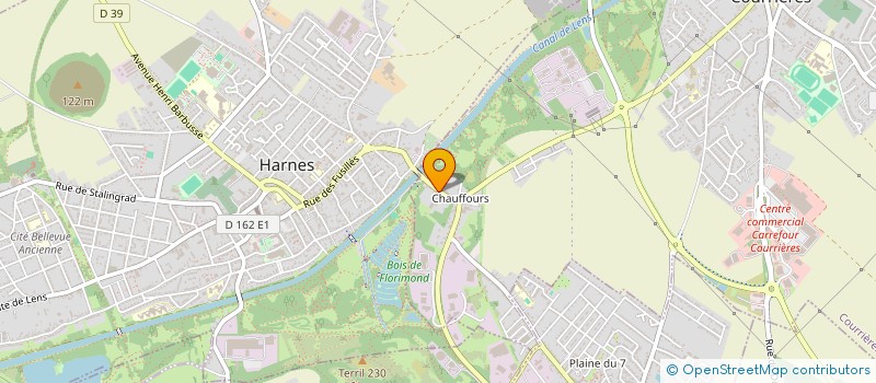 localisation de l'entreprise FTSH  COURRIERES