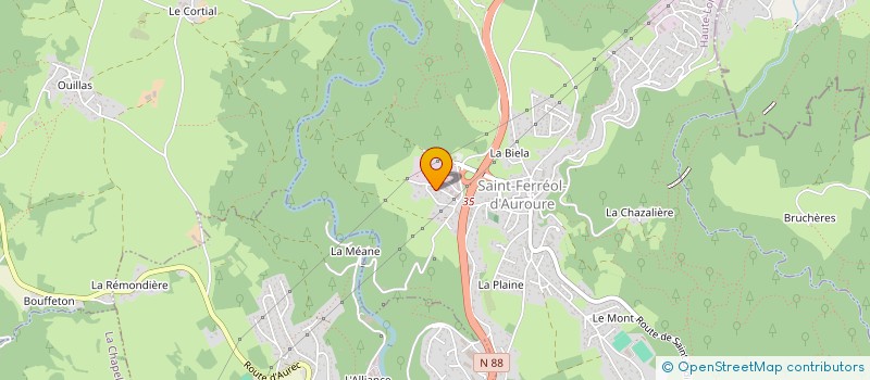 localisation de l'entreprise FTSM43  SAINT FERREOL D'AUROURE