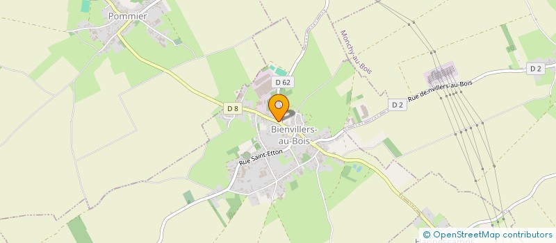 localisation de l'entreprise FTSMICRO à BIENVILLERS-AU-BOIS