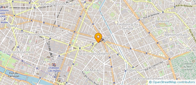 localisation de l'entreprise FTSYS à PARIS