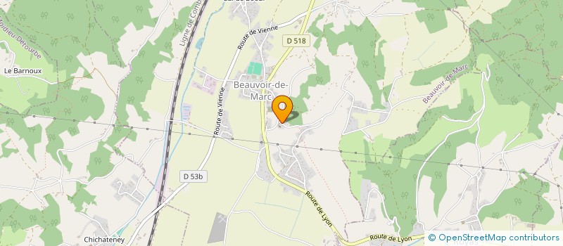 localisation de l'entreprise FTTC  BEAUVOIR-DE-MARC