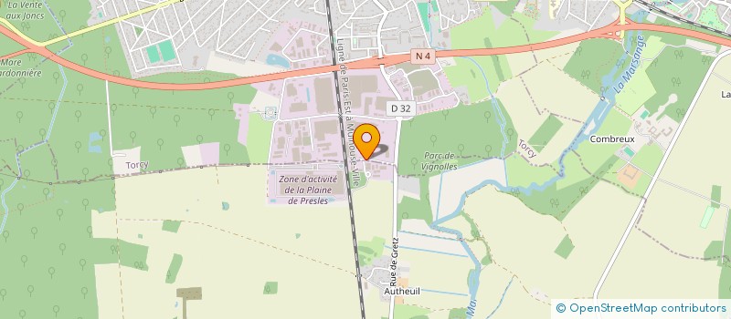 localisation de l'entreprise FTTP FRANCILIENNE DE TRANSPORTS ET TRAVAUX PUBLICS à GRETZ-ARMAINVILLIERS