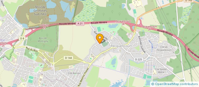 localisation de l'entreprise FTTS  PECQUENCOURT