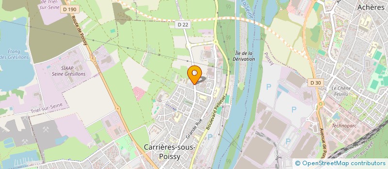 localisation de l'entreprise FTTS DRIVE  CARRIERES-SOUS-POISSY