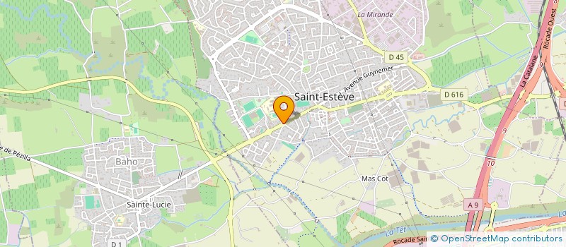 localisation de l'entreprise FTW  ST ESTEVE