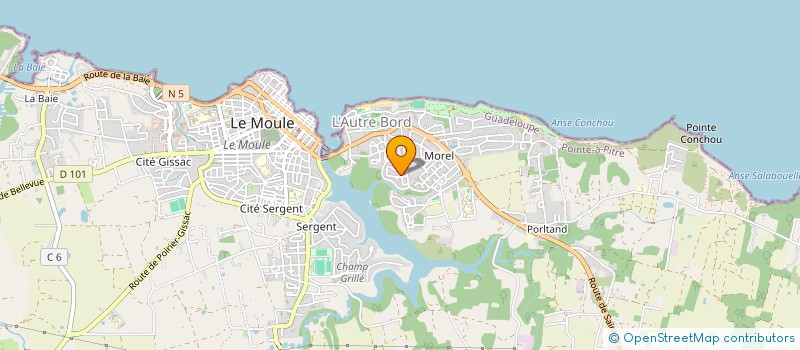 localisation de l'entreprise FU'ZIO ART à LE MOULE