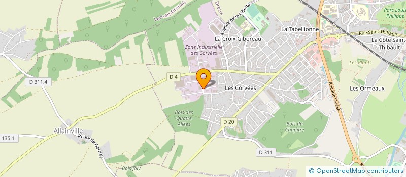 localisation de l'entreprise FUCHE MANUTENTION à VERNOUILLET