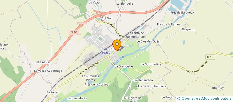 localisation de l'entreprise FUCHELEC  PEZOU