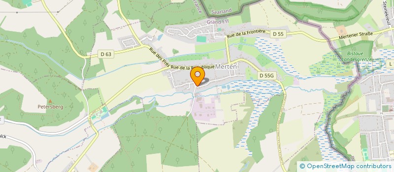 localisation de l'entreprise FUCHS ECHAFAUDAGES  MERTEN