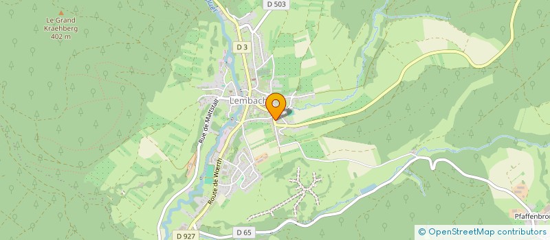 localisation de l'entreprise FUCHS PNEUMATIQUES à LEMBACH