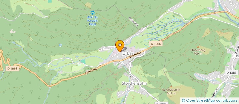 localisation de l'entreprise FUCHS SAS  URBES