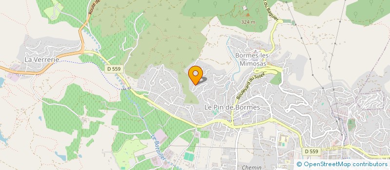 localisation de l'entreprise FUCHSIA à BORMES-LES-MIMOSAS