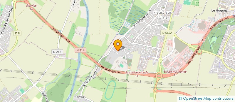 localisation de l'entreprise FUCHSIA.INVEST  FLEURY-SUR-ORNE