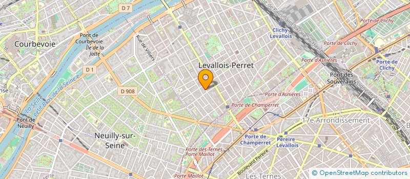 localisation de l'entreprise FUDA à LEVALLOIS-PERRET