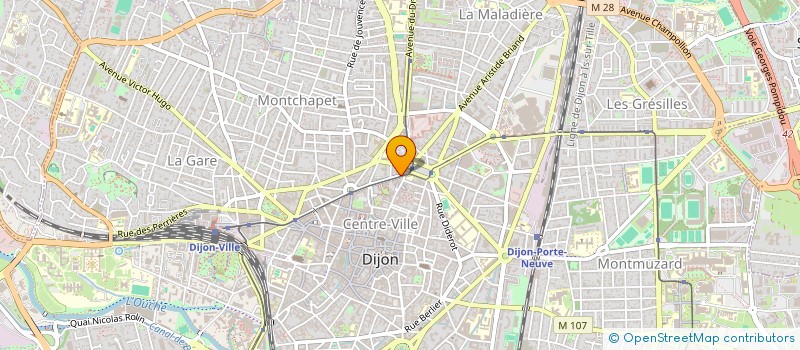 localisation de l'entreprise FUDJI à DIJON