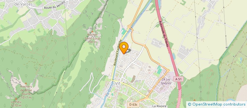 localisation de l'entreprise FUDOSHIN KARATE DO  VIF