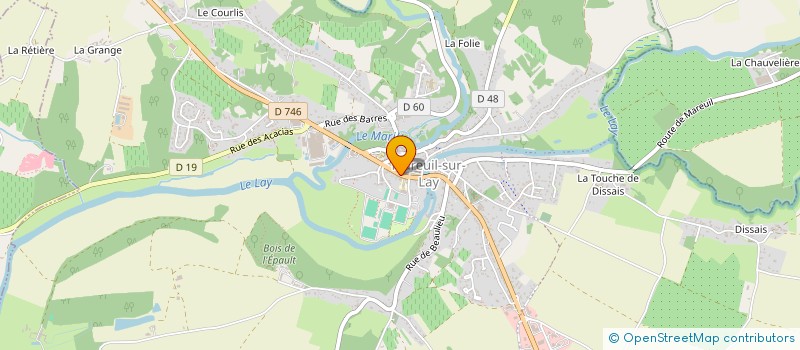 localisation de l'entreprise FUDOSHIN KARATE-DO  MAREUIL-SUR-LAY-DISSAIS