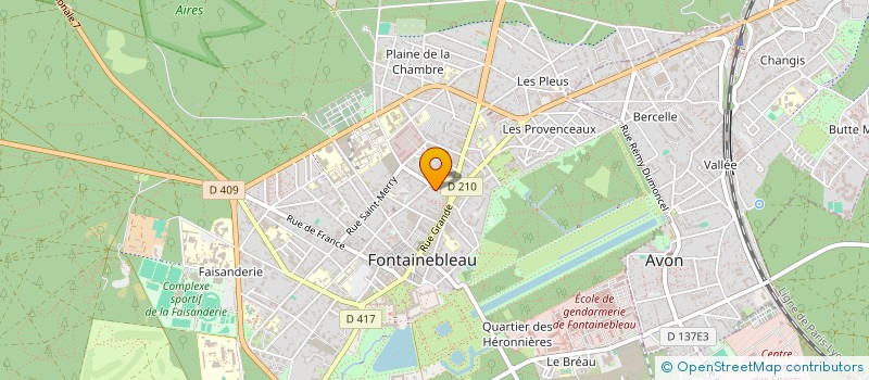 localisation de l'entreprise FUEL & FLY SAS à FONTAINEBLEAU