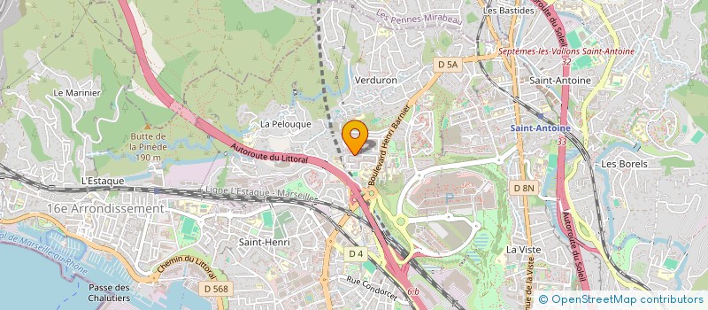 localisation de l'entreprise FUELNGO à MARSEILLE