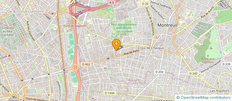 localisation de l'entreprise FUENTE DE SODA à MONTREUIL