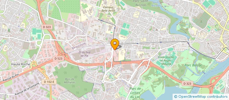 localisation de l'entreprise FUENTES DAUPRAS à ANGERS