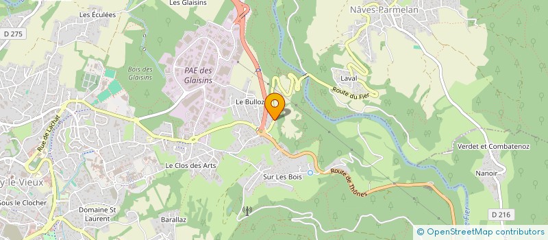 localisation de l'entreprise FUENTES NETTOYAGE à ANNECY