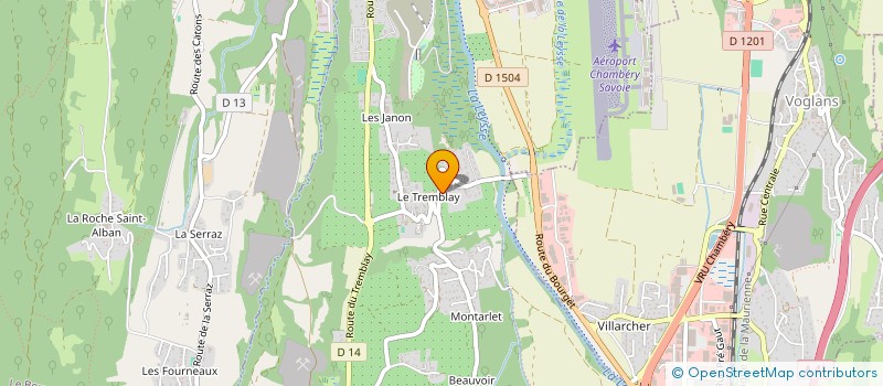 localisation de l'entreprise FUENTES ROBINO RIZET  LA MOTTE-SERVOLEX