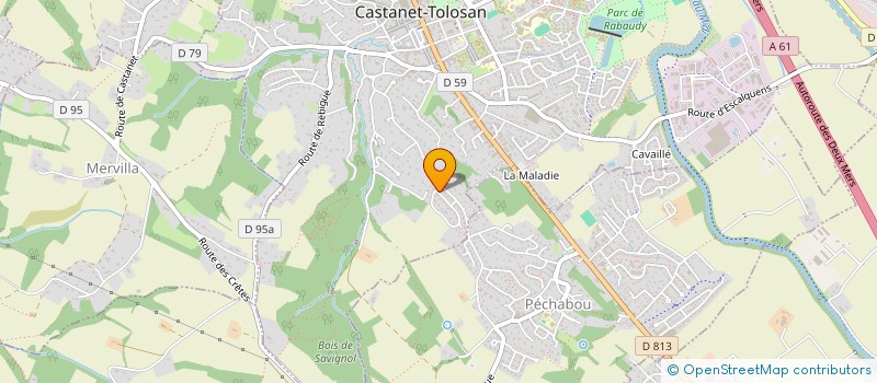 localisation de l'entreprise FUERTEVENTURA à CASTANET-TOLOSAN