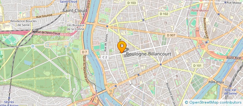 localisation de l'entreprise FUGA à BOULOGNE-BILLANCOURT