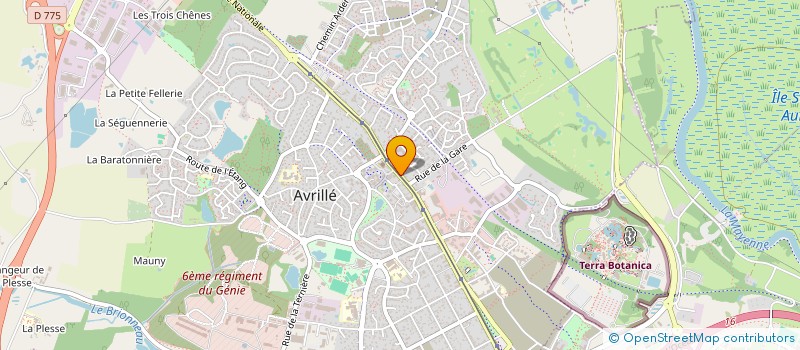 localisation de l'entreprise FUGATO  AVRILLE