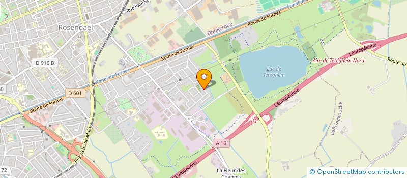 localisation de l'entreprise FUGC  TETEGHEM-COUDEKERQUE-VILLAGE