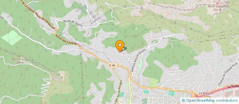 localisation de l'entreprise FUGE INVEST à LA VALETTE-DU-VAR