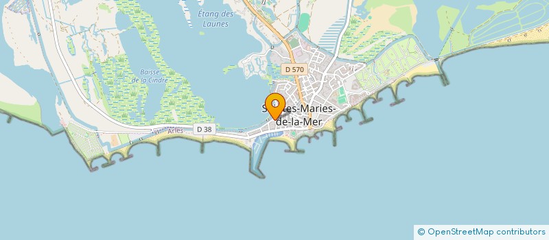 localisation de l'entreprise FUGIER FAMILY à SAINTES-MARIES-DE-LA-MER
