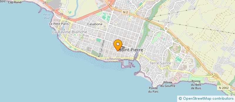 localisation de l'entreprise FUGU à SAINT-PIERRE
