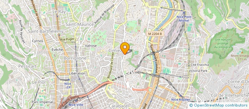 localisation de l'entreprise FUGUE MUSICALE  NICE