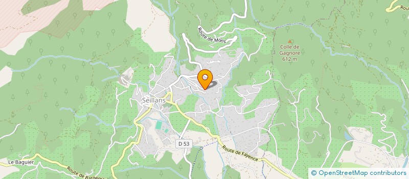 localisation de l'entreprise FUHR  SEILLANS