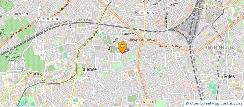 localisation de l'entreprise FUITES ASSISTANCE COTE D'ARGENT  TALENCE