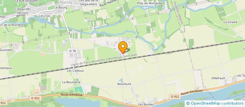 localisation de l'entreprise FUITES & DIAG  NOIZAY