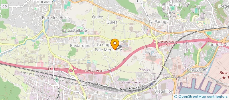 localisation de l'entreprise FUJI CONSEIL  OLLIOULES