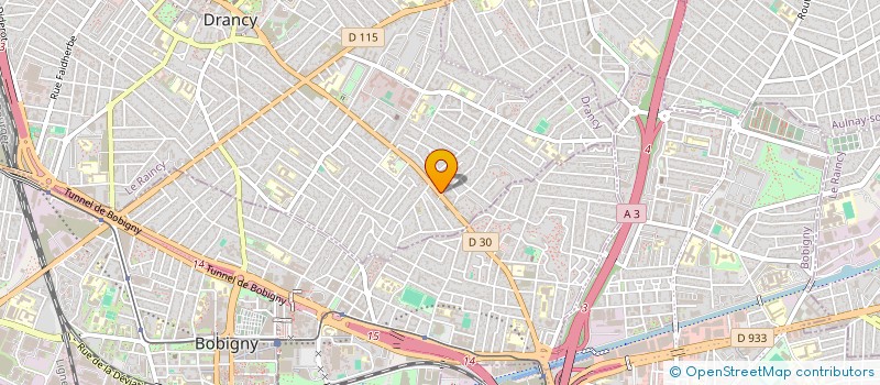 localisation de l'entreprise FUJI FORM  DRANCY