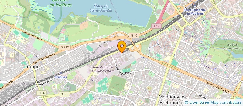 localisation de l'entreprise FUJIFILM FRANCE S.A.S  MONTIGNY-LE-BRETONNEUX