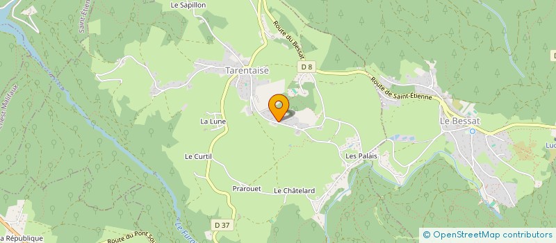 localisation de l'entreprise FUJIN 42  TARENTAISE