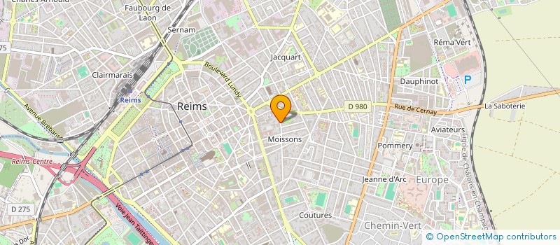 localisation de l'entreprise FUJIN  REIMS