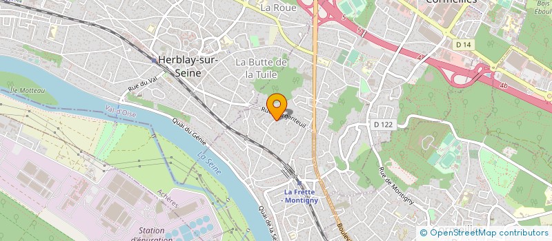 localisation de l'entreprise FUJIN  LA FRETTE-SUR-SEINE