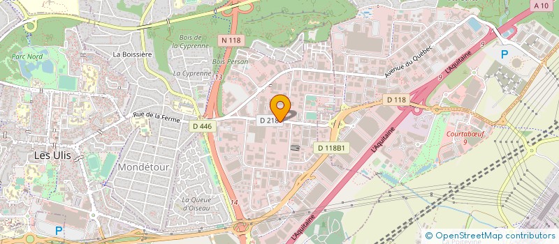 localisation de l'entreprise FUJIREBIO FRANCE à LES ULIS