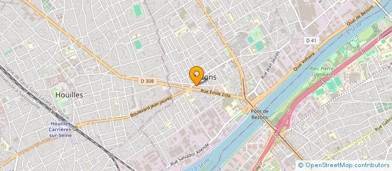 localisation de l'entreprise FUJIYAMA à BEZONS