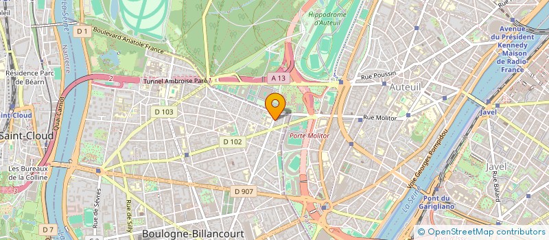 localisation de l'entreprise FUKS FAMILY à BOULOGNE-BILLANCOURT