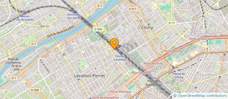 localisation de l'entreprise FUKURO à LEVALLOIS-PERRET