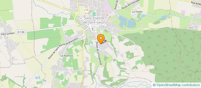 localisation de l'entreprise FULADO  SAINT-ETIENNE-DE-SAINT-GEOIRS