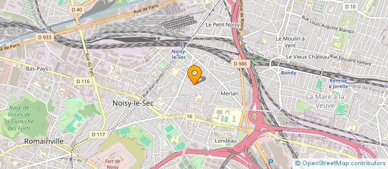 localisation de l'entreprise FULANTECH à NOISY-LE-SEC